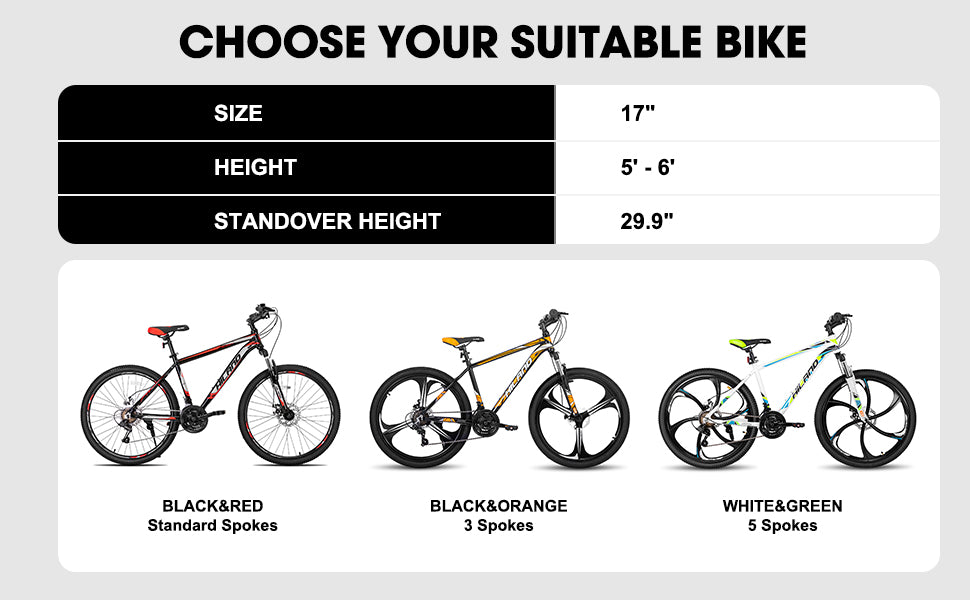 o 21 Speeds  with Disc-Brake for Men Women Men's MTB Bicycle