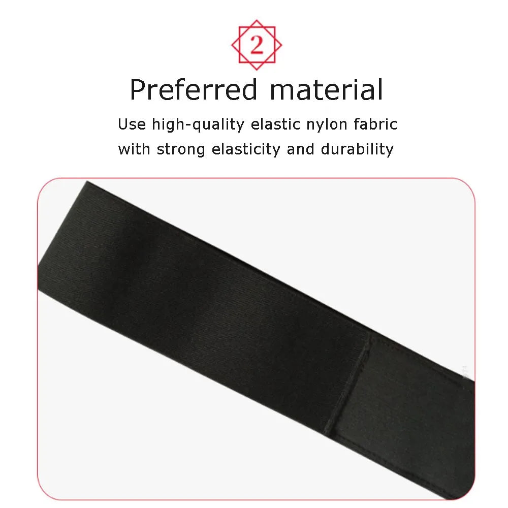 1Pcs Golf Swing Training Arm Band Golf Hand Posture Corrector Black Nylon Elastic Training Belt for Golf Practicing