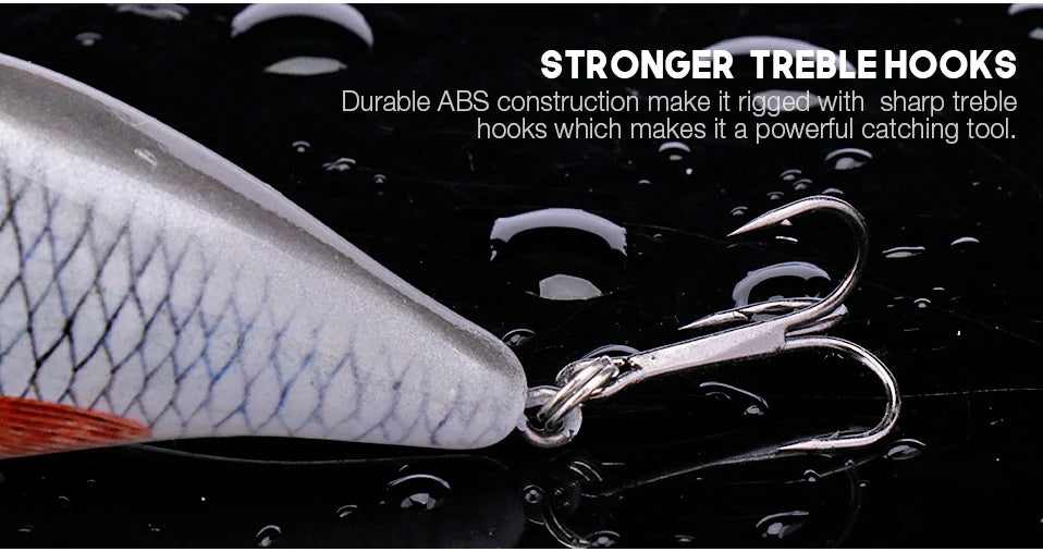 5cm/7cm Crankbaits Fishing Lure Floating Wobblers for Pike Black Minnow Lures for Fishing Artificial Bait Fishing Tackle