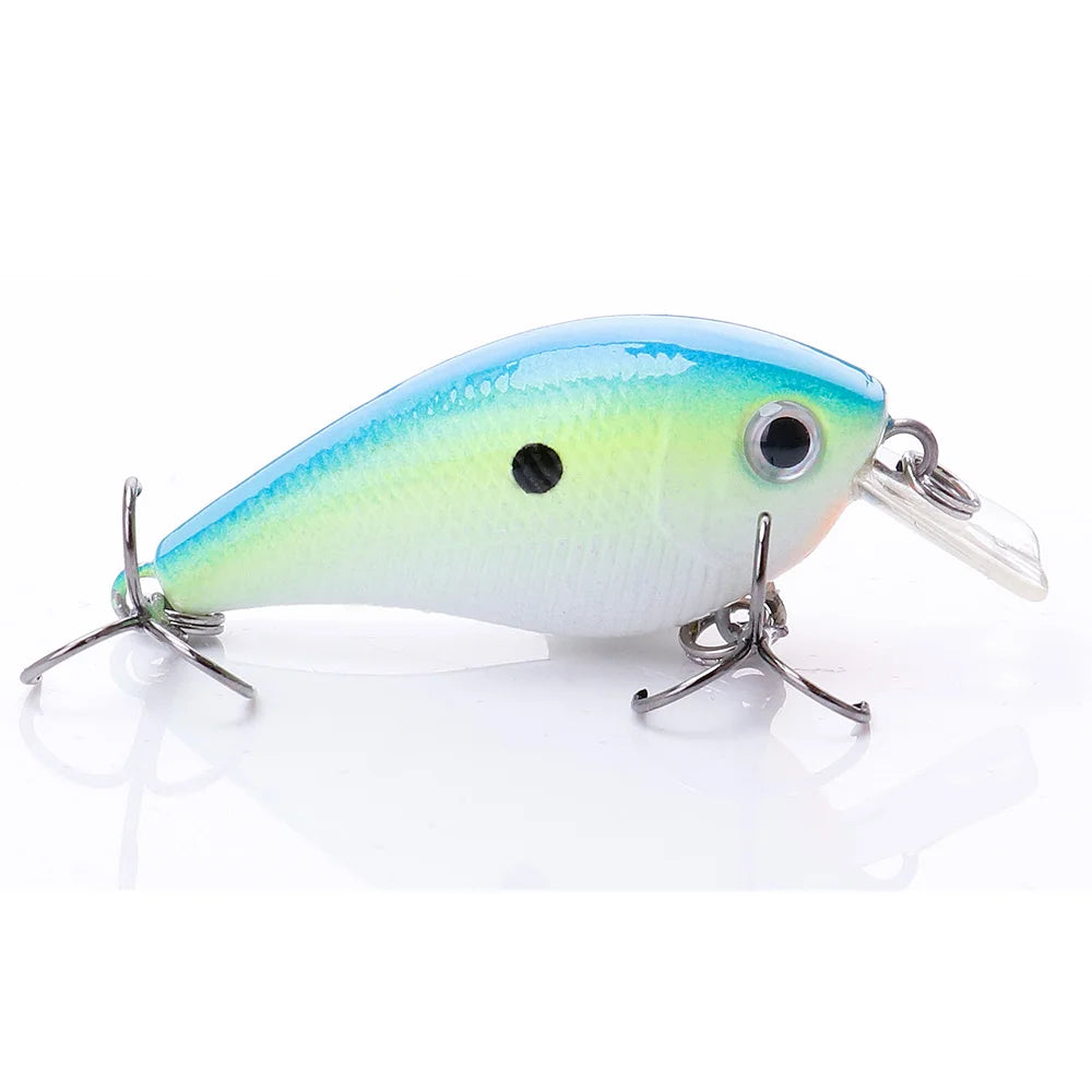 5cm/7cm Crankbaits Fishing Lure Floating Wobblers for Pike Black Minnow Lures for Fishing Artificial Bait Fishing Tackle