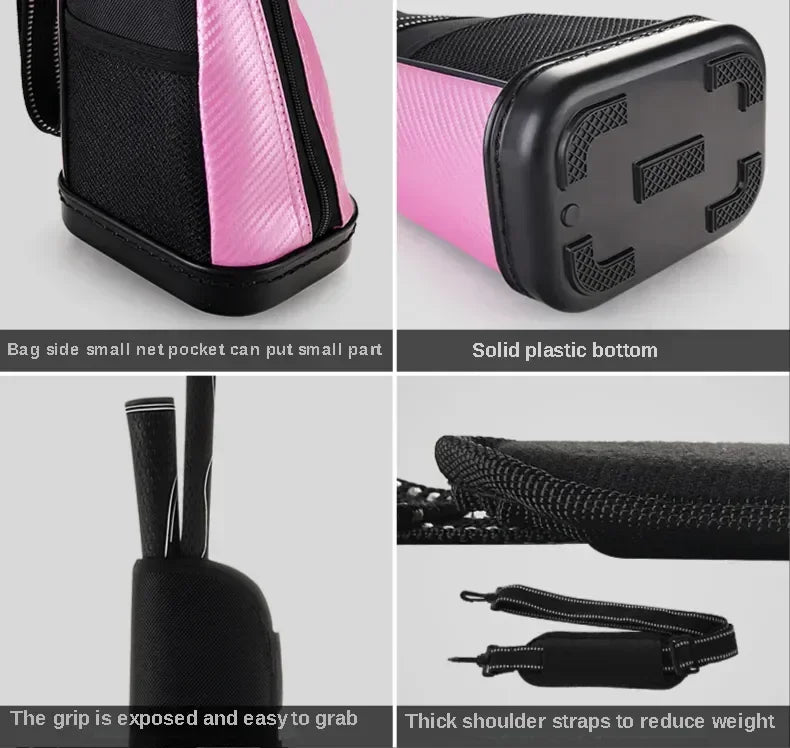 PGM  Waterproof Nylon Golf Gun Bag Protable Sunday Bag for 4~5pcs Golf Clubs