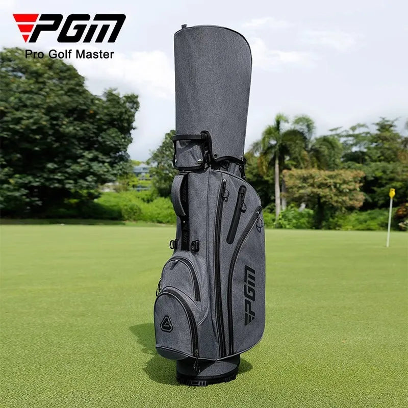 PGM Golf Stand Bag for Men Lightweight Waterproof QB092 Grey Stable Stand Easy Carry