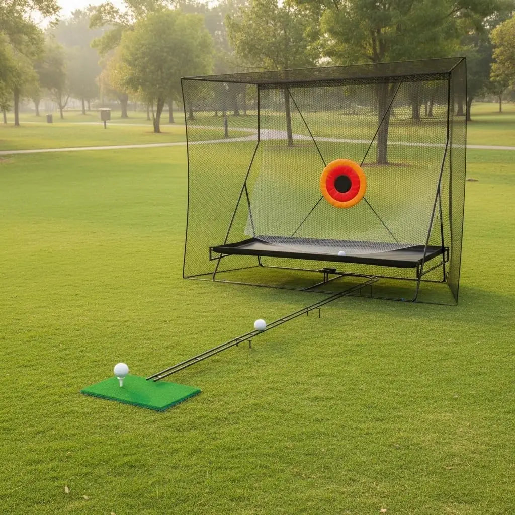 Golf Practice Cage Set with Easy Setup Practice Nets for Indoor/Outdoor Training