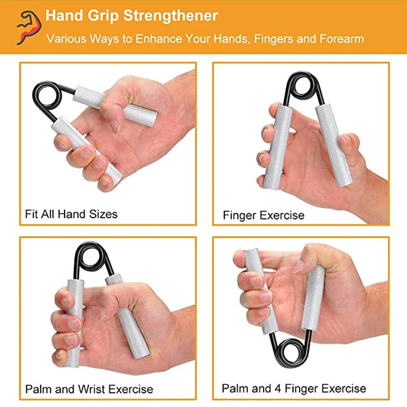 Aluminum Hand Grip Strength Trainer Muscle Developer Grip