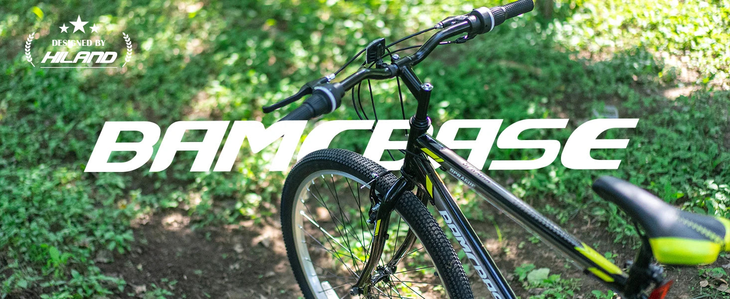 Hiland 24 26 inch Mountain Bike for Men Women, 21 Speeds