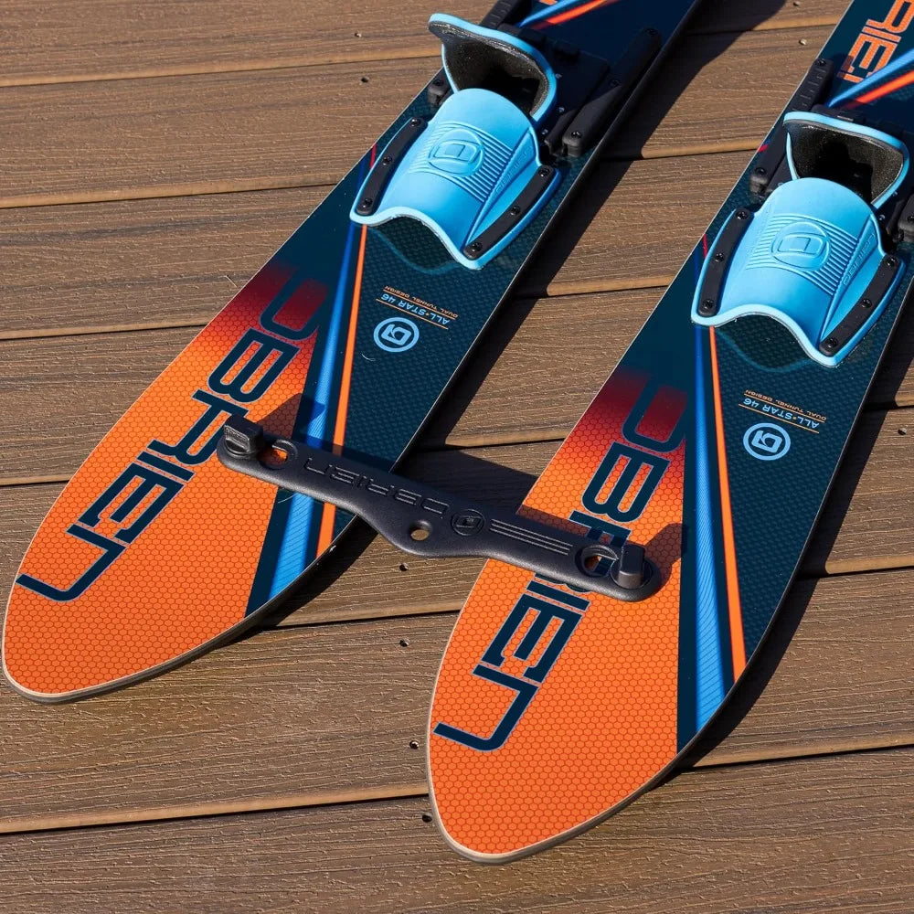 All-Star Water Skis with Trainer Bar & Rope