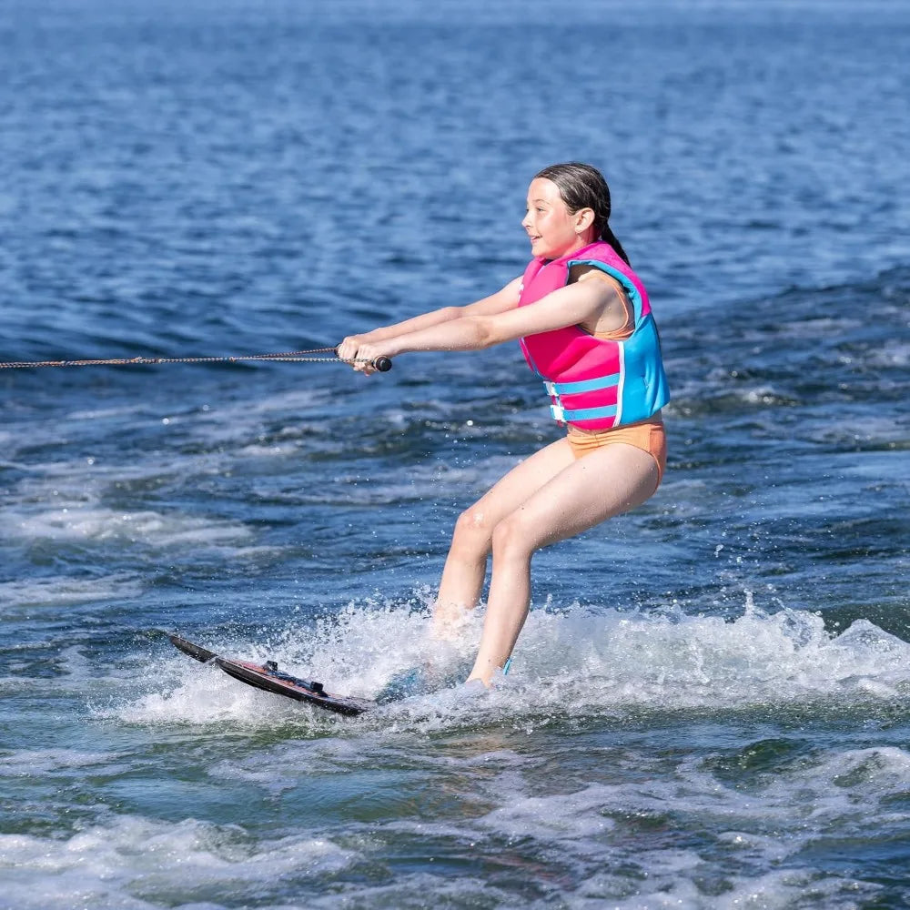 All-Star Water Skis with Trainer Bar & Rope
