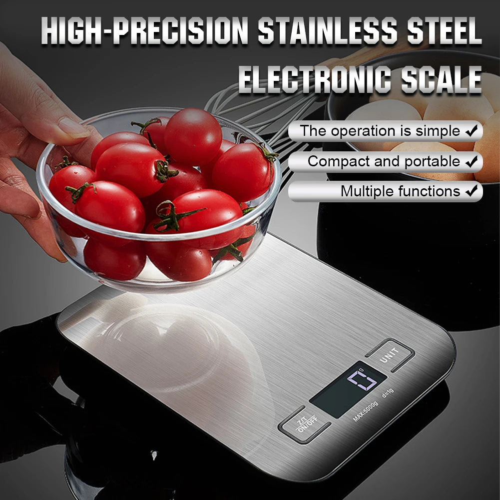 Digital Kitchen Scale USB Charging Kitchen Food Scale Multifunction Electronic  1G Up To 10KG