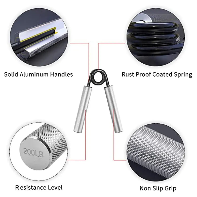 Aluminum Hand Grip Strength Trainer Muscle Developer Grip