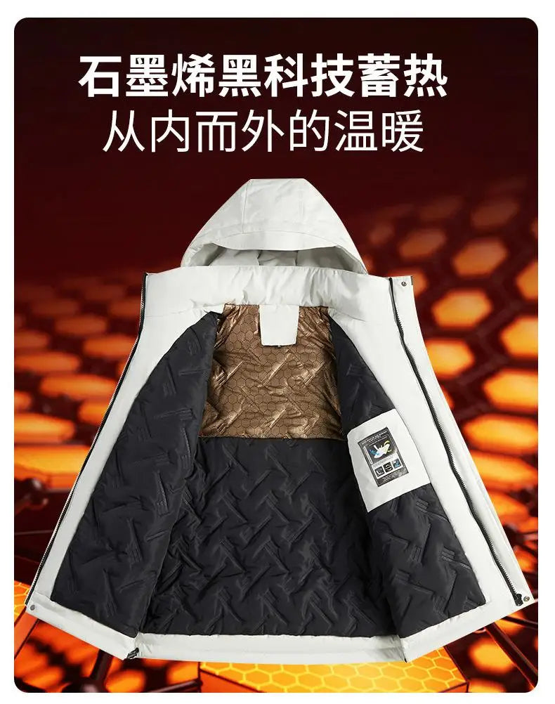 Outdoor Sports Jacket Cotton Jacket Warm And Unisex Waterproof Windproof Hiking And Cycling