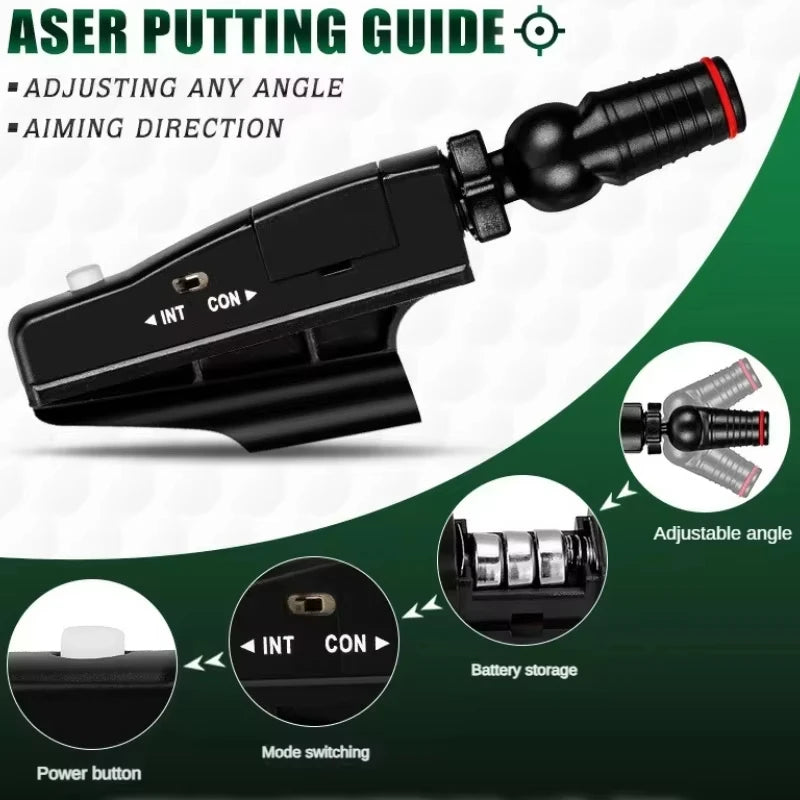 Golf Putter Laser Sight Machine Aiming Instrument Indoor Teaching Linear Laser