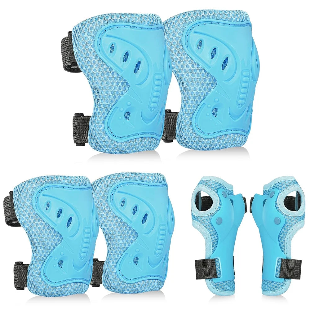 6 in 1 Knee Pads Elbow Pads with Wrist Guards