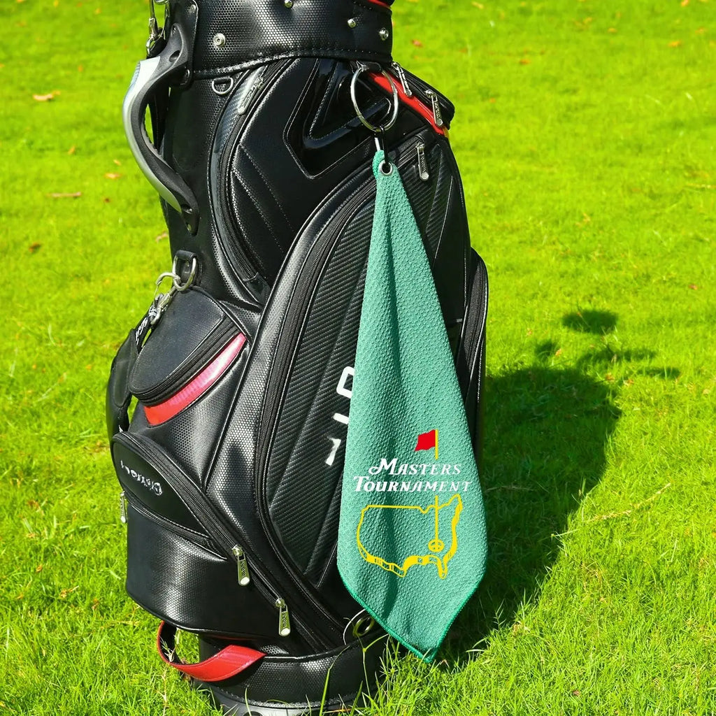 2 Count Great Christmas Golf Gifts |  Embroidered Golf Towels for Golf Bags
