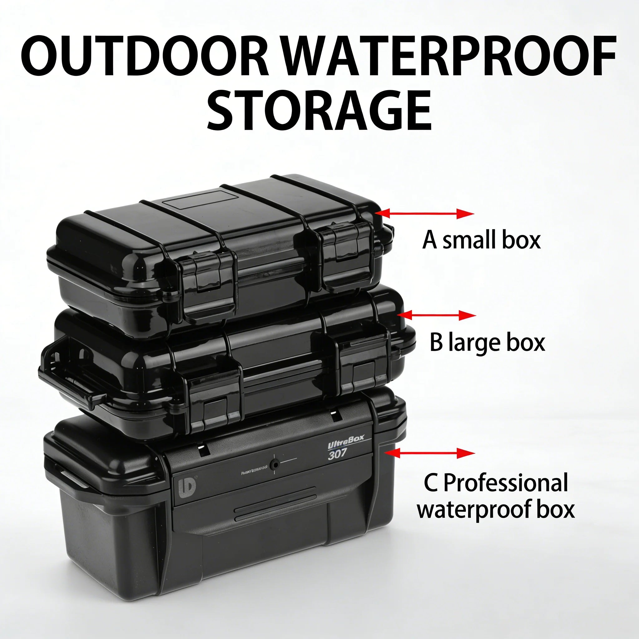 Outdoor Storage Case Outdoor Case 3 Types Outdoor Shockproof and Pressure proof Waterproof Sealed Box