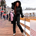Ski Suit Women Fashion Sport Snowboard Plush down jacket