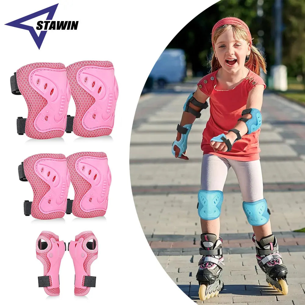 6 in 1 Knee Pads Elbow Pads with Wrist Guards