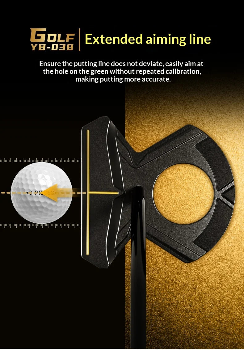 PGM Golf Club Zero Torque Putter Male Female Stable Big Head Forged Aluminum Low Center of Gravity