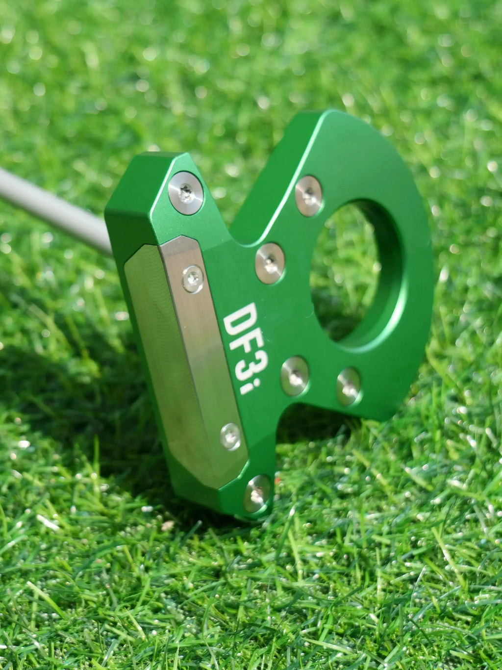 Golf Putter Round Hole Design Stainless Steel Insert Face Long Distance Green Putting Precise Control
