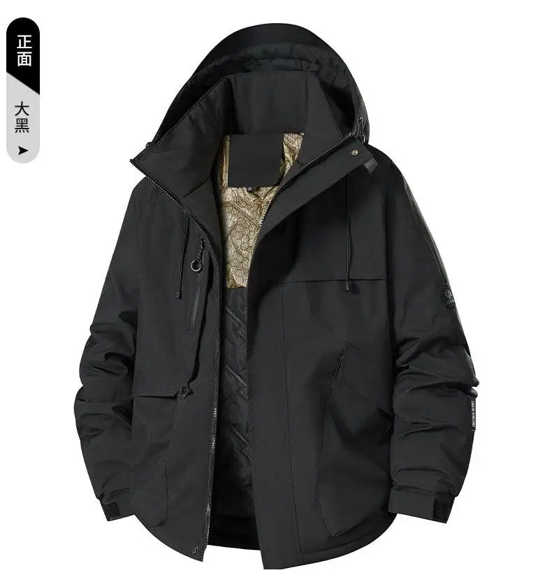 Outdoor Sports Jacket Cotton Jacket Warm And Unisex Waterproof Windproof Hiking And Cycling
