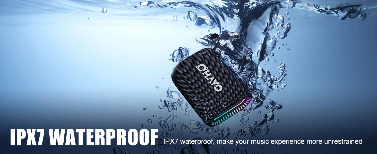 Portable Bluetooth Speaker, IPX7 Waterproof, Bluetooth 5.3,TWS , 24H Playtime, Powerful Stereo Sound, Speaker for Home, Outdoors