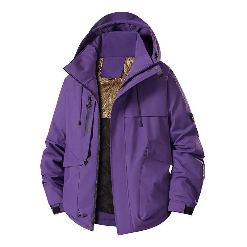 Outdoor Sports Jacket Cotton Jacket Warm And Unisex Waterproof Windproof Hiking And Cycling
