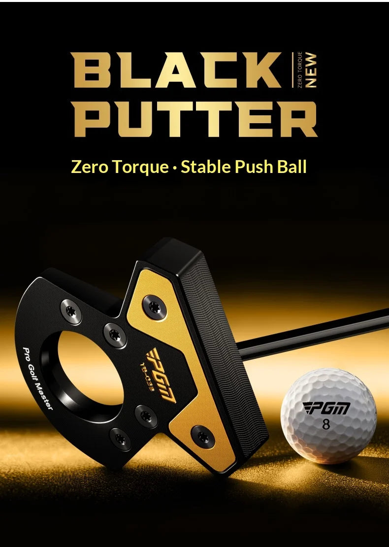 PGM Golf Club Zero Torque Putter Male Female Stable Big Head Forged Aluminum Low Center of Gravity