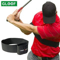 1Pcs Golf Swing Training Arm Band Golf Hand Posture Corrector Black Nylon Elastic Training Belt for Golf Practicing