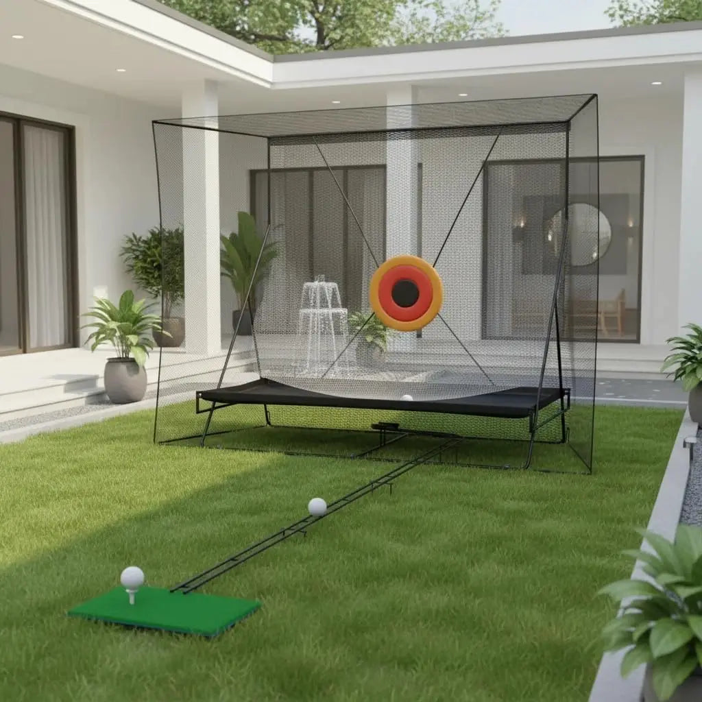 Golf Practice Cage Set with Easy Setup Practice Nets for Indoor/Outdoor Training