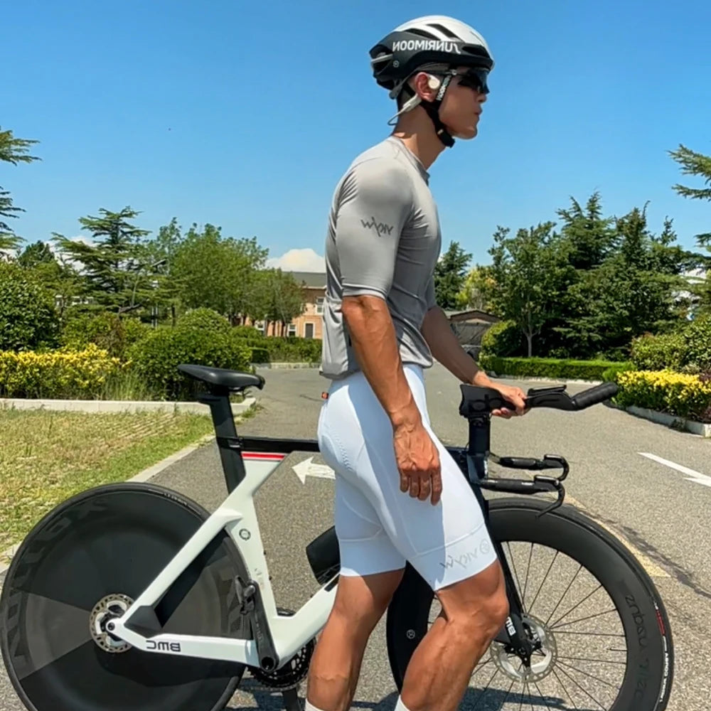 Bib Shorts Men Outdoor Wear Bike Ride 6 Hours Padded Riding Bib Tights Bicycle Men's Cycling Clothing  Short