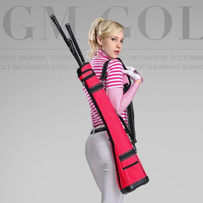 PGM  Waterproof Nylon Golf Gun Bag Protable Sunday Bag for 4~5pcs Golf Clubs