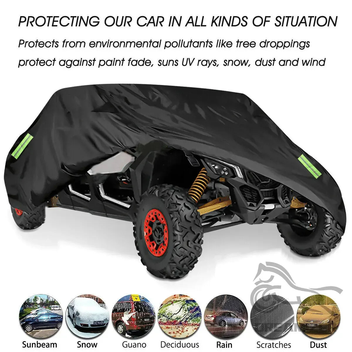 4-6 Seaters RZR UTV Covers Waterproof Outdoor  Windproof All Weather Covers
