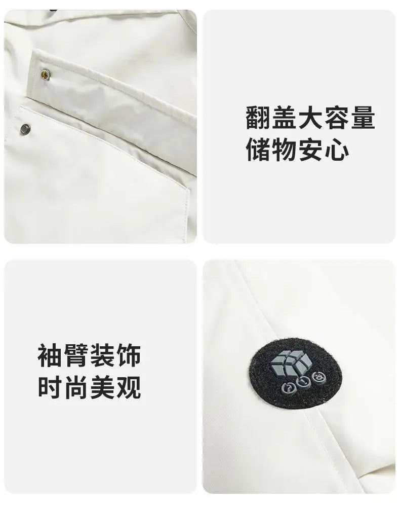 Outdoor Sports Jacket Cotton Jacket Warm And Unisex Waterproof Windproof Hiking And Cycling