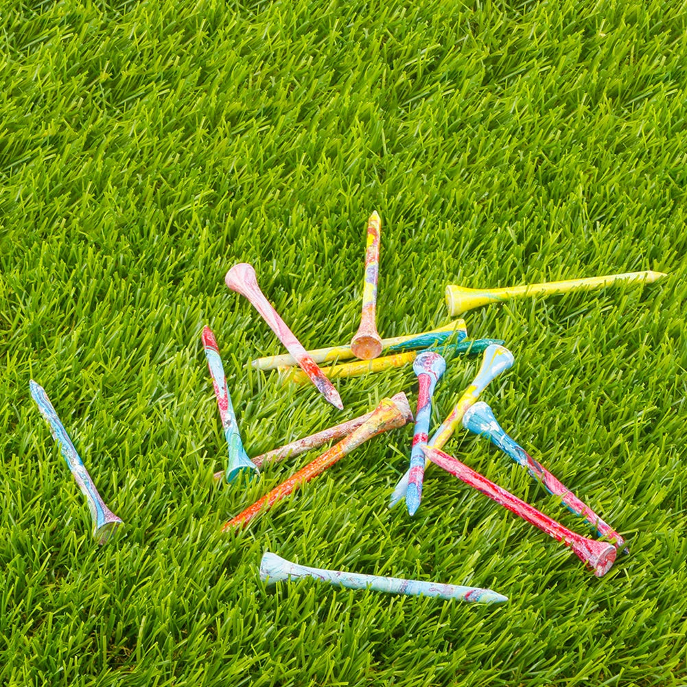 50PCS Wood Golf Tees Of 30-70mm