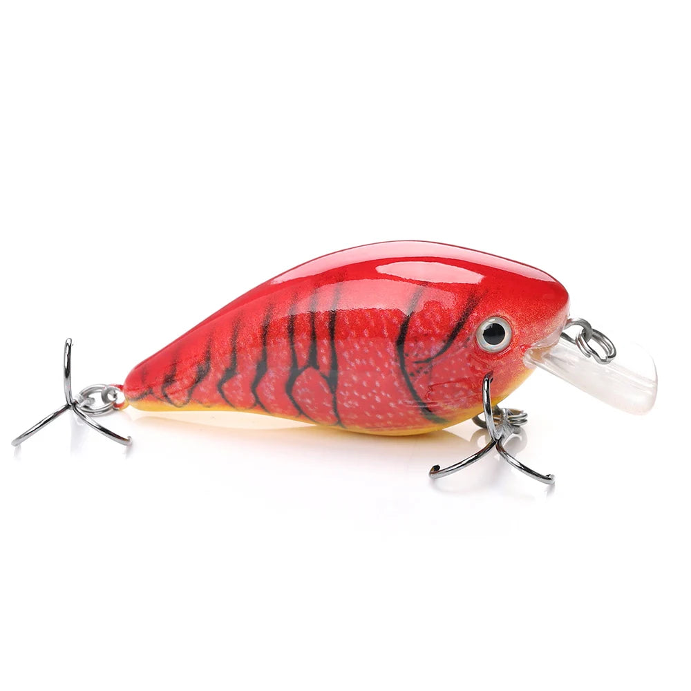 5cm/7cm Crankbaits Fishing Lure Floating Wobblers for Pike Black Minnow Lures for Fishing Artificial Bait Fishing Tackle