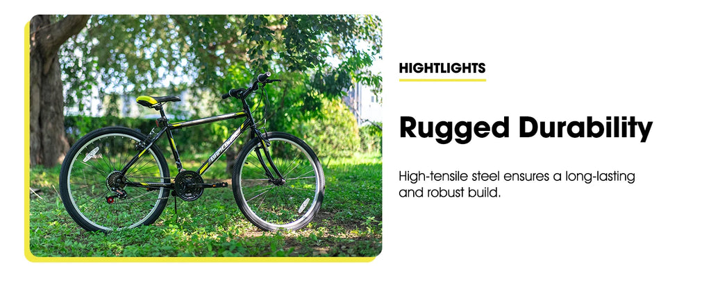 Hiland 24 26 inch Mountain Bike for Men Women, 21 Speeds