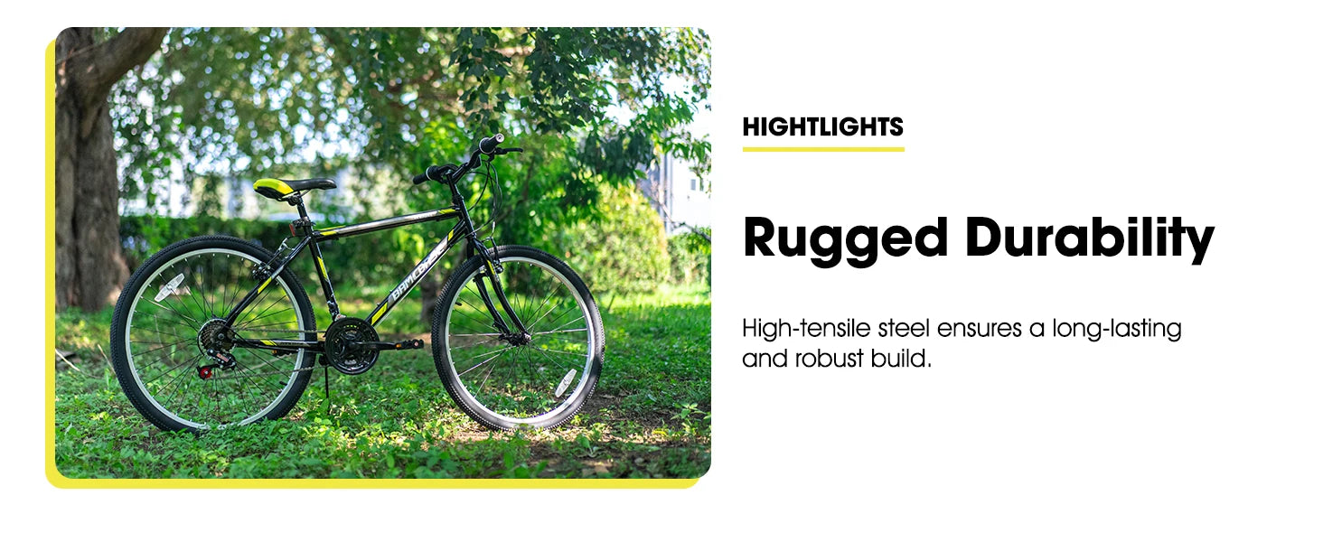 Hiland 24 26 inch Mountain Bike for Men Women, 21 Speeds