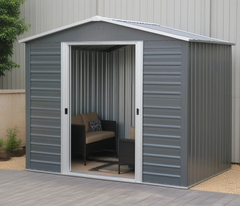 Garden Sheds Outdoor Storage Tool House Backyard Waterproof Easy Assembly
