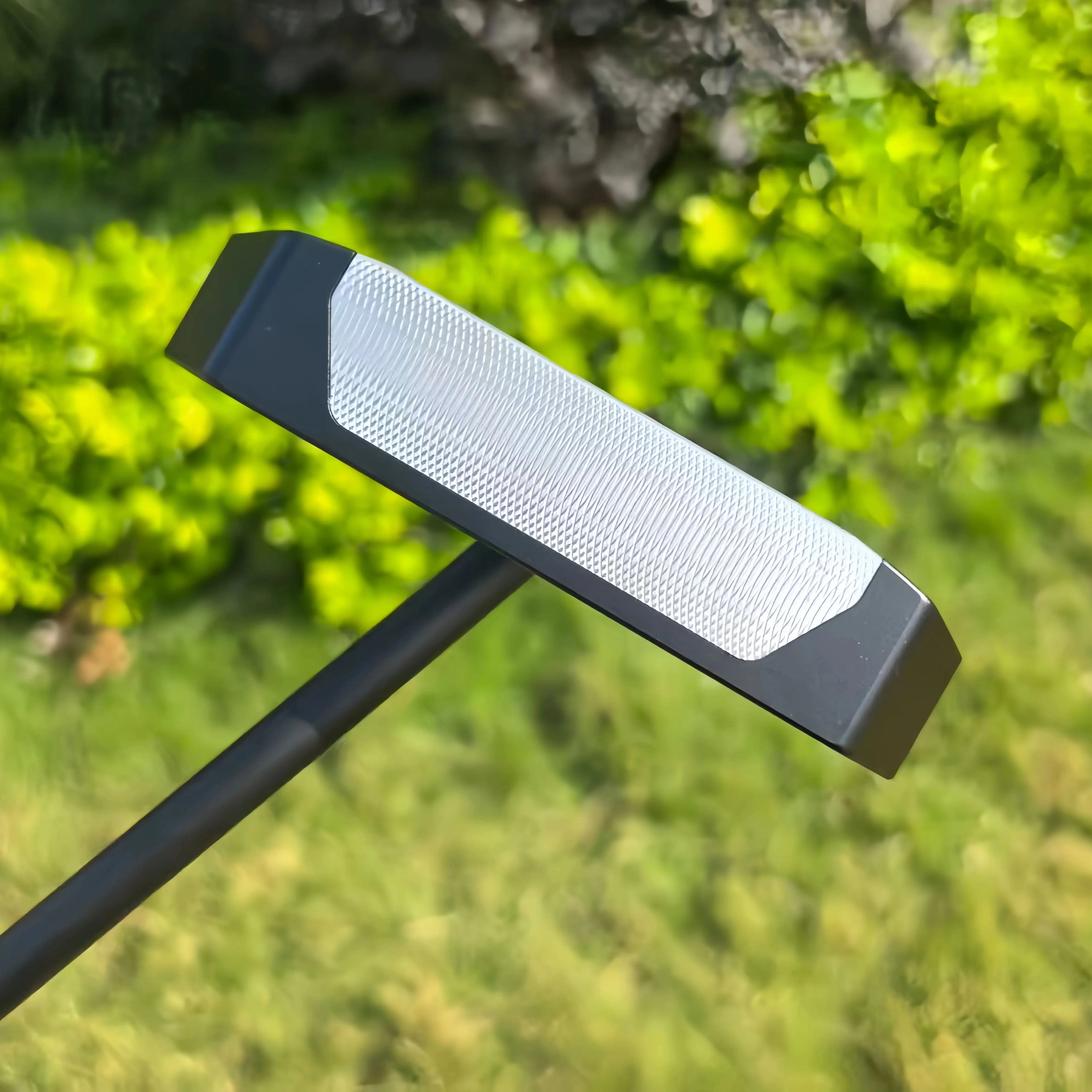 Golf Putter Round Hole Design Stainless Steel Insert Face Long Distance Green Putting Precise Control