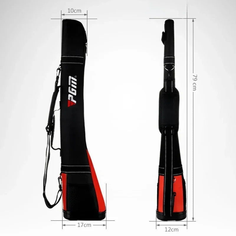 PGM  Waterproof Nylon Golf Gun Bag Protable Sunday Bag for 4~5pcs Golf Clubs