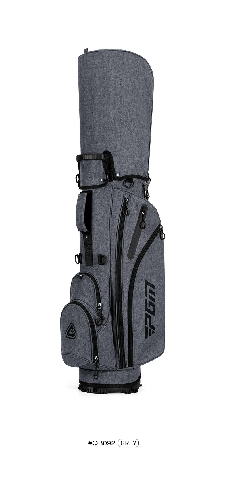 PGM Golf Stand Bag for Men Lightweight Waterproof QB092 Grey Stable Stand Easy Carry