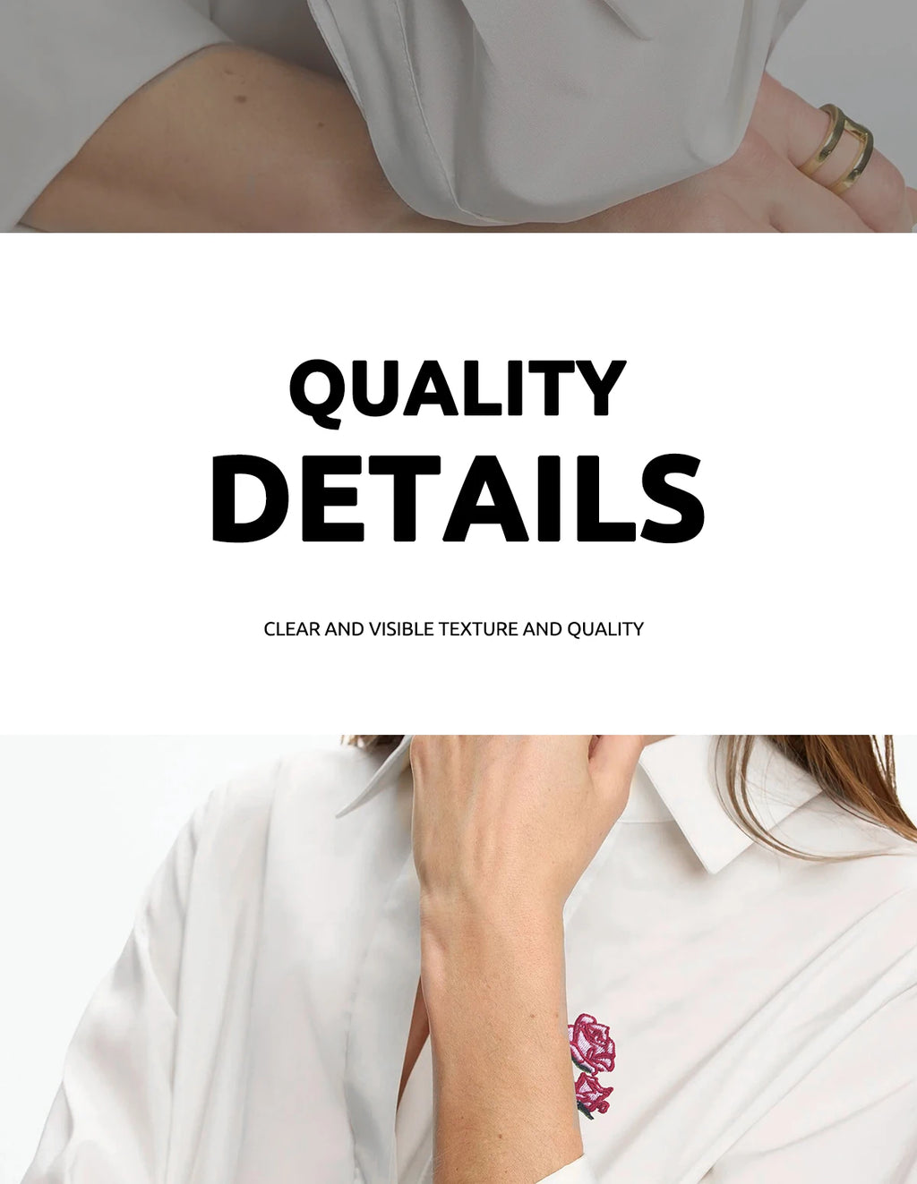 Women's Temperament Embroidery Lapel Tops single-breasted  Long Sleeve Shirt Summer Casual Tops