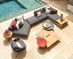 Outdoor Furniture Set Soft Exterior furniture Set Garden Sofas