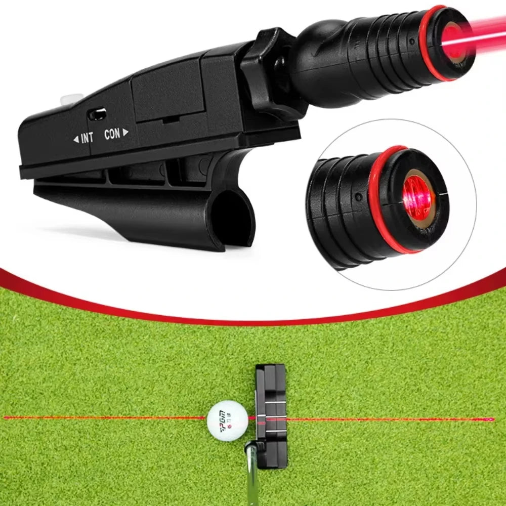 Golf Putter Laser Sight Machine Aiming Instrument Indoor Teaching Linear Laser