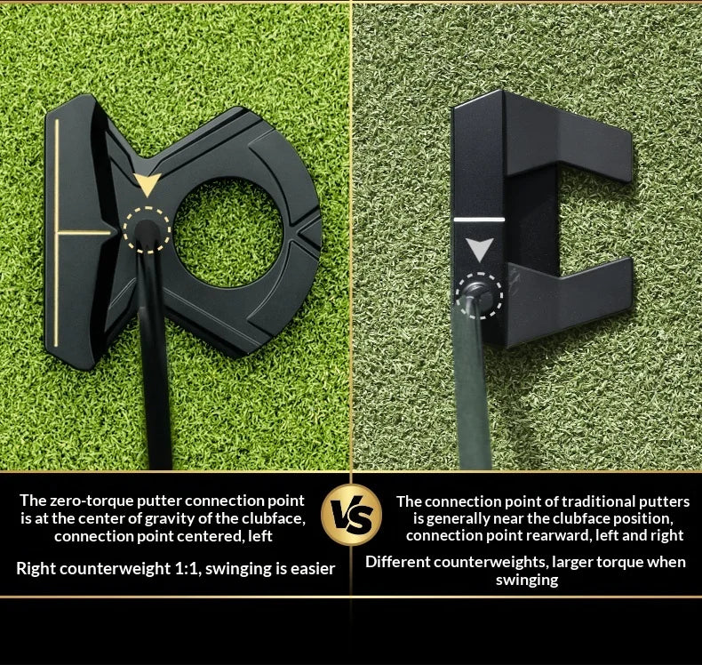 PGM Golf Club Zero Torque Putter Male Female Stable Big Head Forged Aluminum Low Center of Gravity