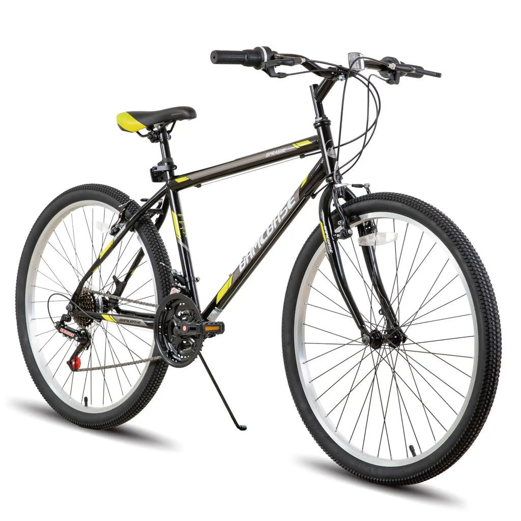 Hiland 24 26 inch Mountain Bike for Men Women, 21 Speeds