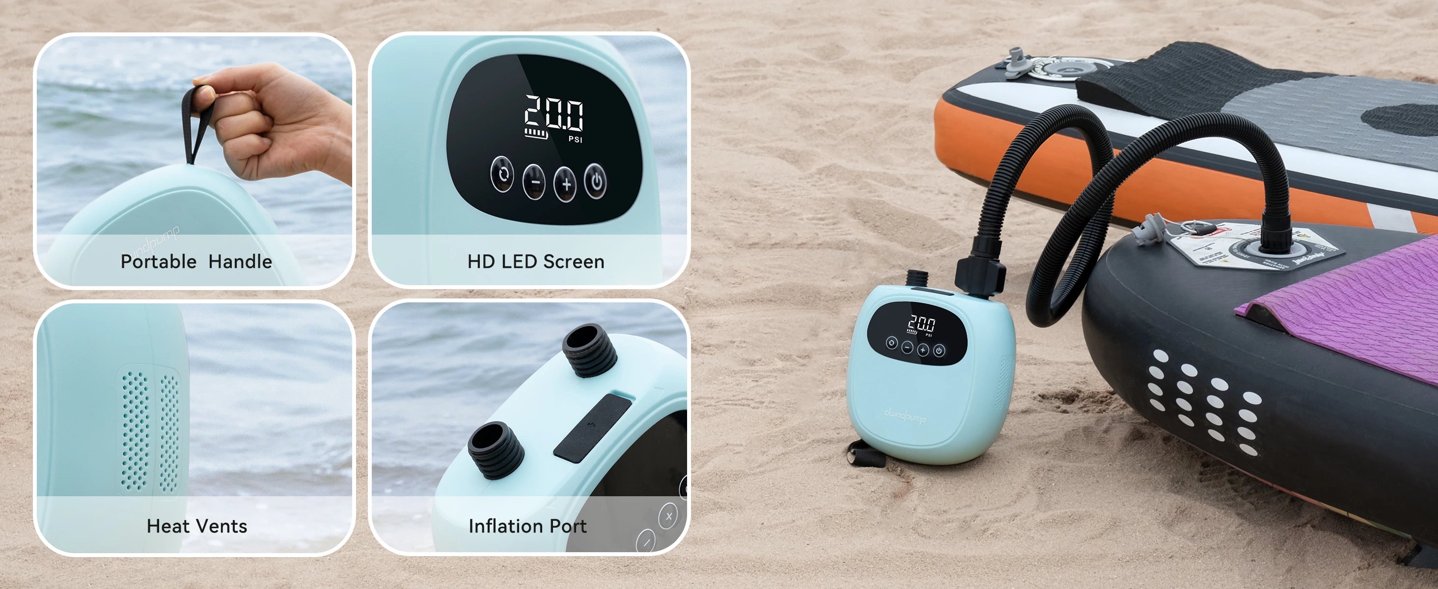 dwndpump Electric 20PSI SUP Pump