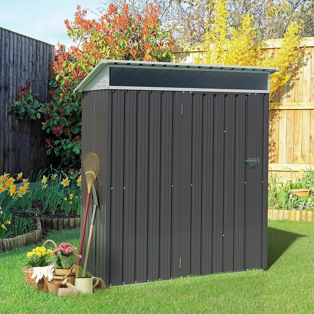 Garden Sheds Outdoor Storage Tool House Backyard Waterproof Easy Assembly