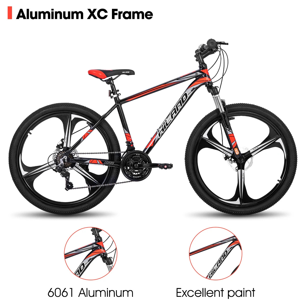 o 21 Speeds  with Disc-Brake for Men Women Men's MTB Bicycle