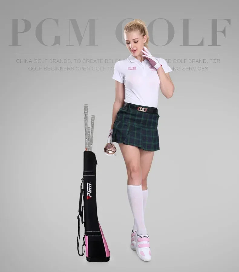 PGM  Waterproof Nylon Golf Gun Bag Protable Sunday Bag for 4~5pcs Golf Clubs