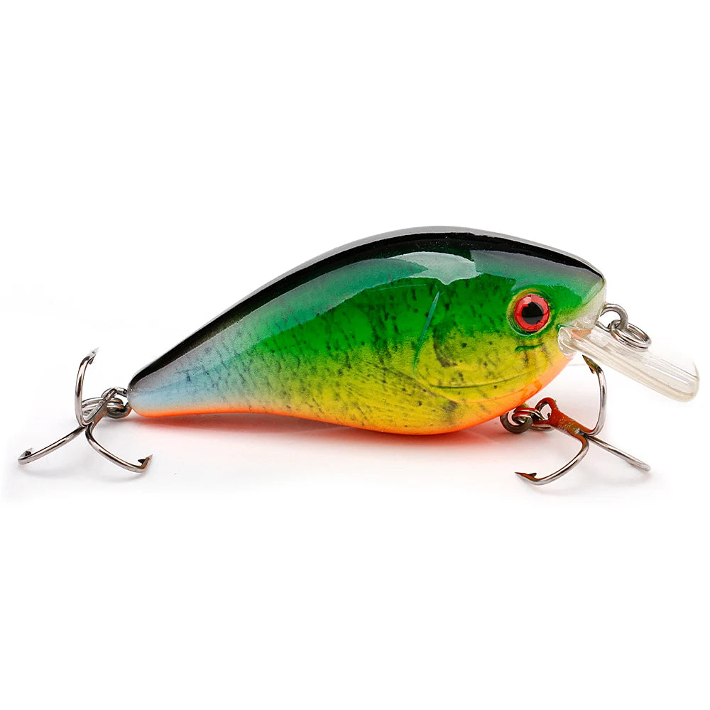 5cm/7cm Crankbaits Fishing Lure Floating Wobblers for Pike Black Minnow Lures for Fishing Artificial Bait Fishing Tackle
